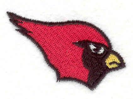 Embroidery Design: Cardinal 6<BR>1.22" x 1.88"