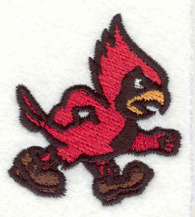 Embroidery Design: Cardinal 7<BR>1.20" x 1.97"