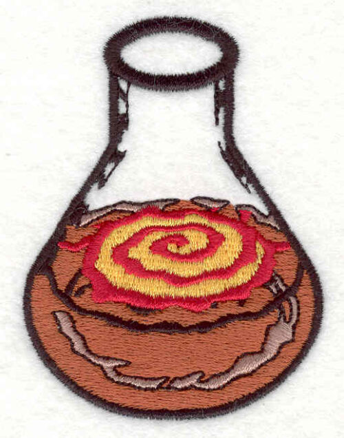 Embroidery Design: Beaker<br>2.27w X 3.06h