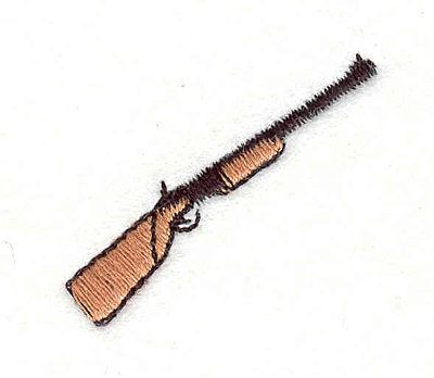 Embroidery Design: Rifle 1<br>1.25" x 1.37"