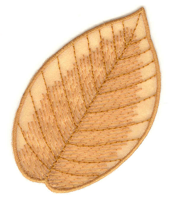 Embroidery Design: Birch leaf with fill large<br>2.73w X 2.98h