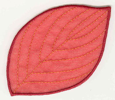 Embroidery Design: Dogwood leaf large<br>3.21w X 2.74h