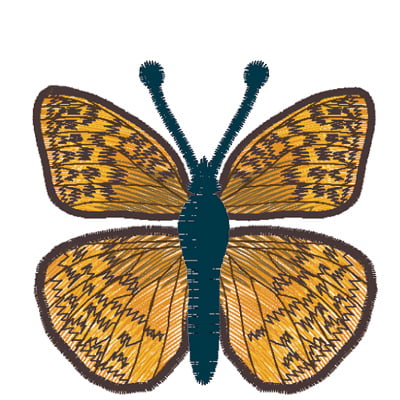 products-products-AI3B110 | Embroidery Legacy Embroidery Design: Butterfly Great Spangled Fritillary large<br>4.67w X 2.78h