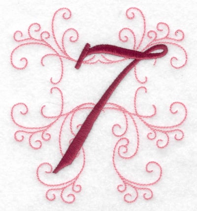 Embroidery Design: 7 large<br> 4.46w X 4.97h