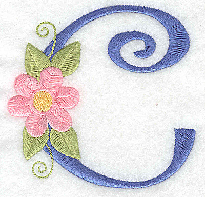 Embroidery Design: C large<br> 3.67w X 3.59h
