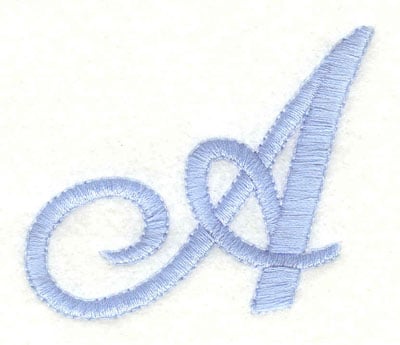 Embroidery Design: A upper case<br>2.47w X 2.03h