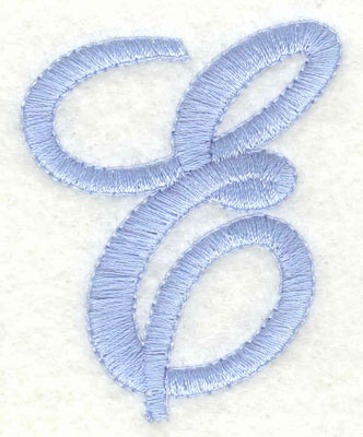 products-products-AIHS109 | Embroidery Legacy Embroidery Design: E upper case <br> 1.73w X 2.11h