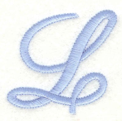 Embroidery Design: L upper case<br>2.39w X 2.17h