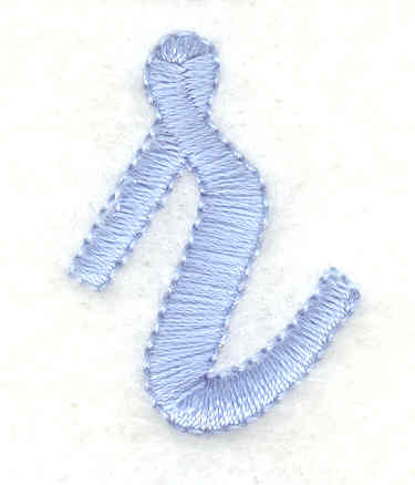 Embroidery Design: r lower case<br>0.88w X 1.21h