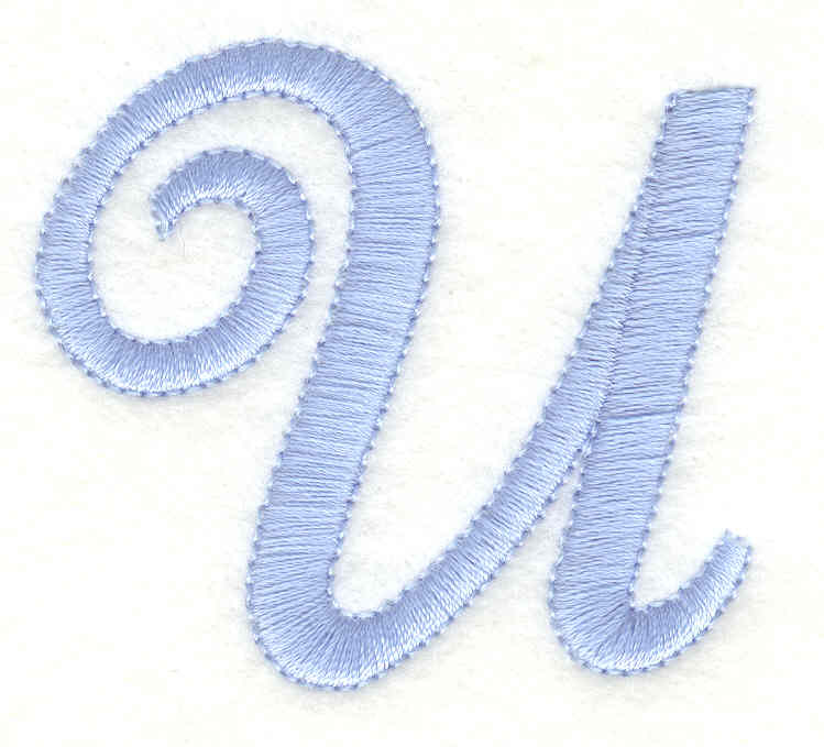 products-products-AIHS141 | Embroidery Legacy Embroidery Design: U upper case <br>2.23w X 1.99h