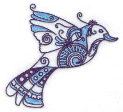 Embroidery Design: Bird D<br> 3.88w X 3.62h