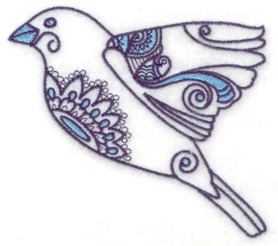 Embroidery Design: Bird E<br> 3.87w X 3.53h