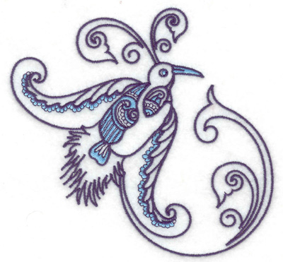 Embroidery Design: Bird I large<br> 4.94w X 4.82h