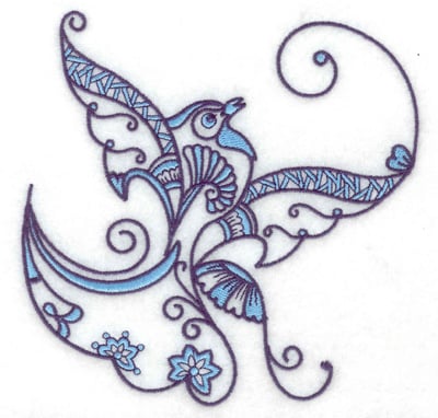 Embroidery Design: Bird L large<br> 4.97w X 4.96h