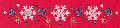 products-products-AIKCSS06 | Embroidery Legacy Embroidery Design: Snowflake border C large <br>9.70w X 1.99h