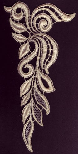 products-products-AIML06 | Embroidery Legacy Embroidery Design: Lace 3rd Ed. Vol.4 no.06<br>4.17w X 7.84h