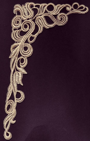 products-products-AIML07 | Embroidery Legacy Embroidery Design: Lace 3rd Ed. Vol.4 no.07<br>5.09w X 11.62h