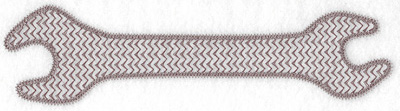 Embroidery Design: Wrench large<br> 8.92w X 2.33h