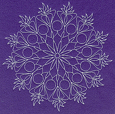 Embroidery Design: Rangoli desigh H large<br> 6.98w X 6.96h