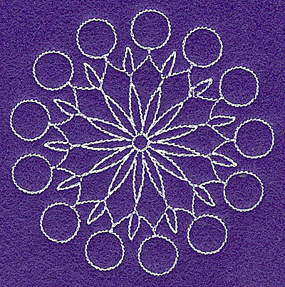 Embroidery Design: Rangoli design Q<br> 3.54w X 3.54h
