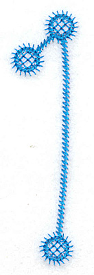 Embroidery Design: 1 large<br> 1.01w X 3.80h