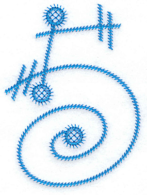Embroidery Design: 5 large<br> 2.76w X 3.76h