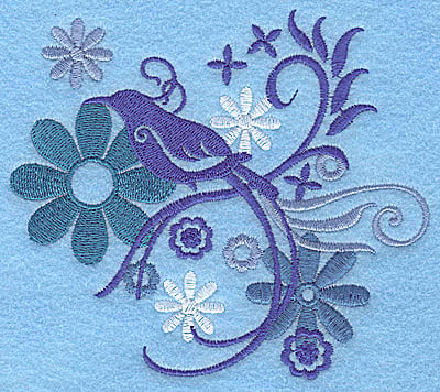 Embroidery Design: Wings of Fantasy J large<br> 4.94w X 4.37h