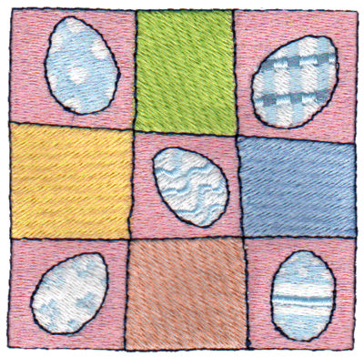 products-products-Aspea31b | Embroidery Legacy Embroidery Design: Abstract Egg Quilt Square<br>3.11" x 3.00"