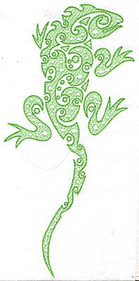 products-products-BDIGU2 | Embroidery Legacy Embroidery Design: Iguana<br> 4.79w X 10.31h