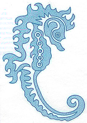 products-products-BDSHO1-1 | Embroidery Legacy Embroidery Design: Seahorse<br> 6.44w X 9.28h