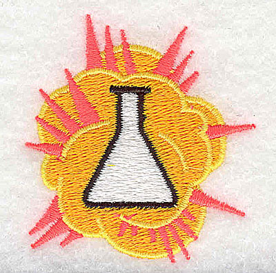 Embroidery Design: Lab beaker<br>1.81w X 1.94h