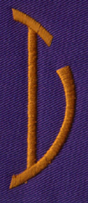 Embroidery Design: SM Right I<br>0.95" x 2.62"