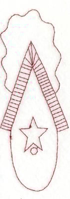 LEAD Technologies Inc. V1.01 | Embroidery Legacy Embroidery Design: Snickerdoodle Country Birdhouse - Round Bottom (large)<br>2.26"