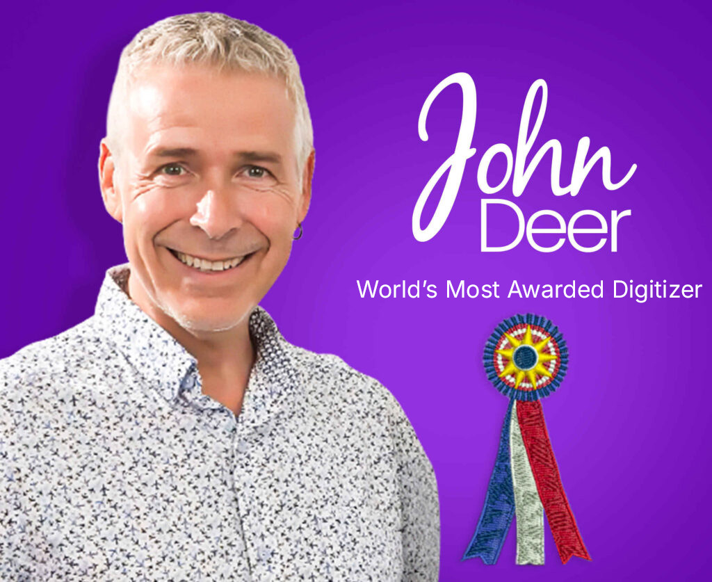 John Deer - World's most awarded embroidery digitizer