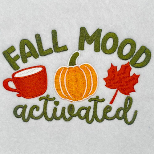Fall Mood embroidery design