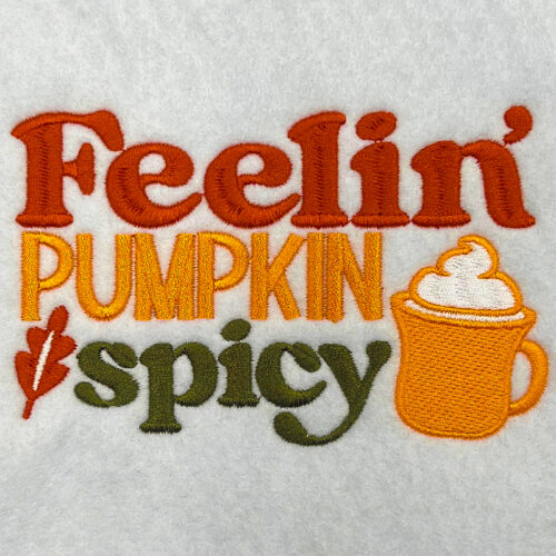 Feelin Spicy embroidery design