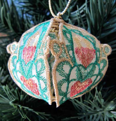 christmas ornament embroidery