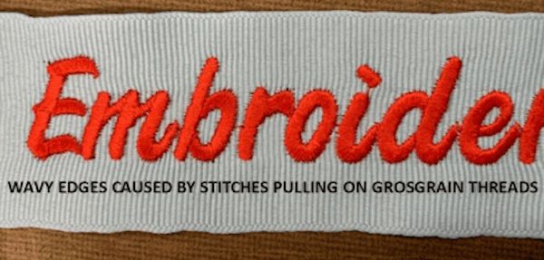 embroider ribbon
