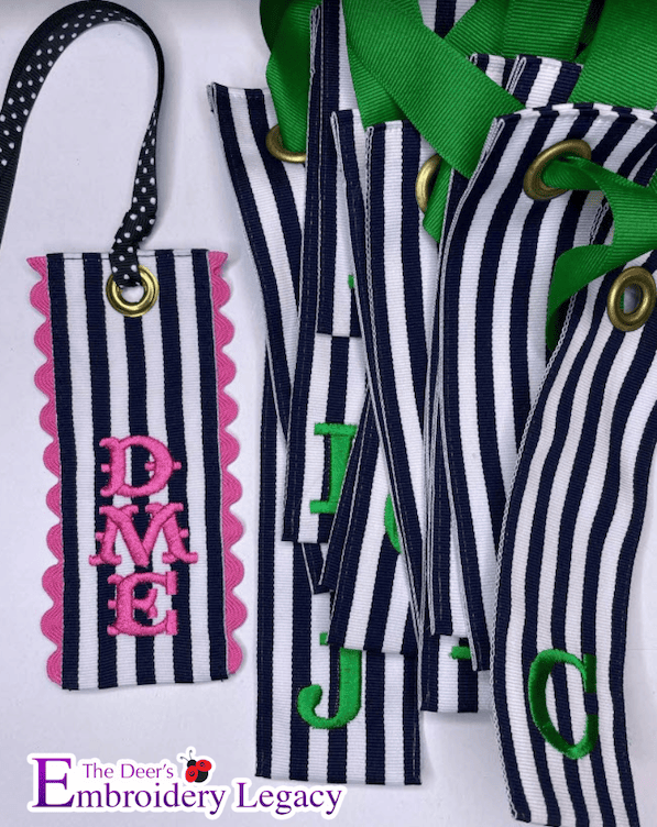 embroidery on ribbon