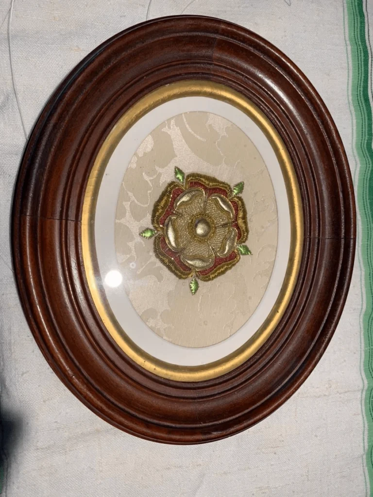 how to display embroidery