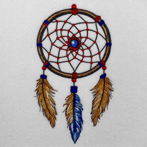 Dreamcatcher embroidery design