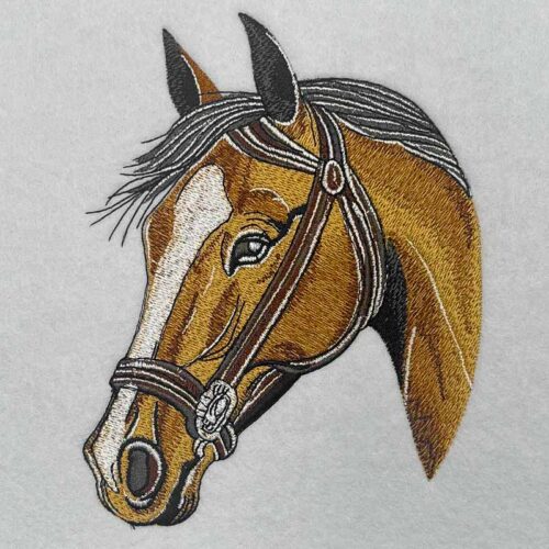 Horse embroidery design