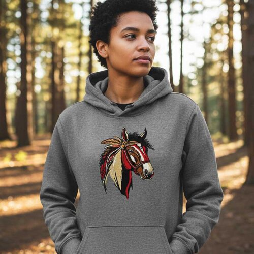 free spirit horse sweatshirt