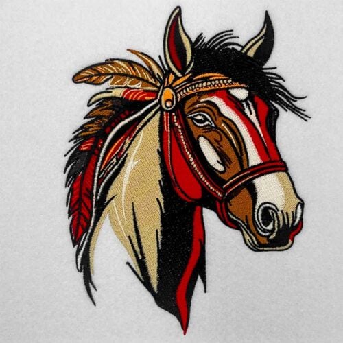 free spirit horse 1 embroidery design