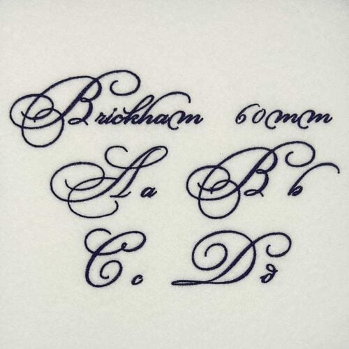 Brickham 60mm ELF font