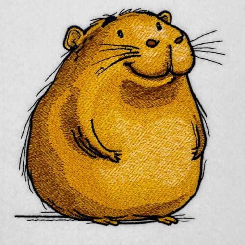 Embroidery Design: Capybara