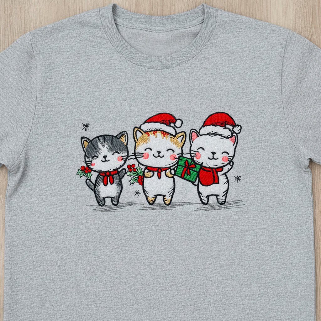 cat designs on t shirt