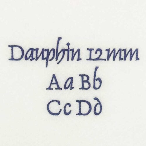 Dauphin 12mm ELF Font