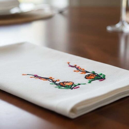 floral set 2 napkin