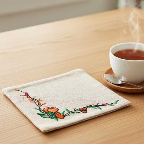floral set 2 mug rug